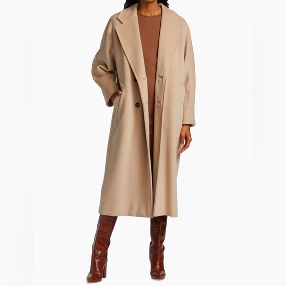 MAX MARA 101801 ICON MADAME WOOL & CASHMERE DOUBLE BREASTED COAT - Picture 6 of 16